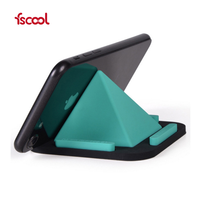 创意金字塔硅胶手机支架-fscool手机硅胶支架定制批发厂家